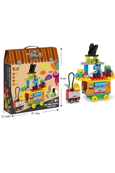 velve Σετ κατασκευών για παιδιά DIY Μίνι Διασκεδαστικό Καρότσι Εργαλείων με α...