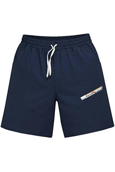 tambattal Pantaloni scurți din bumbac pieptănat, mărime mare - Croială confor...