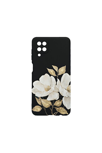 bestcase ®   Θήκη TPU Ultra Slim για Samsung Galaxy A12, Φλοράλ - Χρυσή Καμέλ...