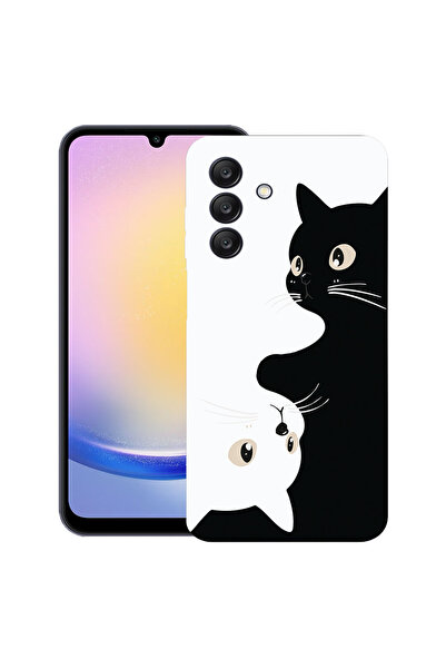 bestcase ®   Θήκη TPU Ultra Slim για Samsung Galaxy A55 5G, Μαύρες & Λευκές Γ...