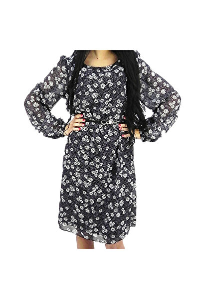 ZAZAMAG Αέρινο φλοράλ φόρεμα με ζώνη στη μέση