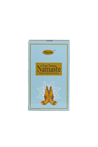 Ppure Αρωματικά στικς NAGCHAMPA, 12 κουτιά/σετ, άρωμα NAMASTE