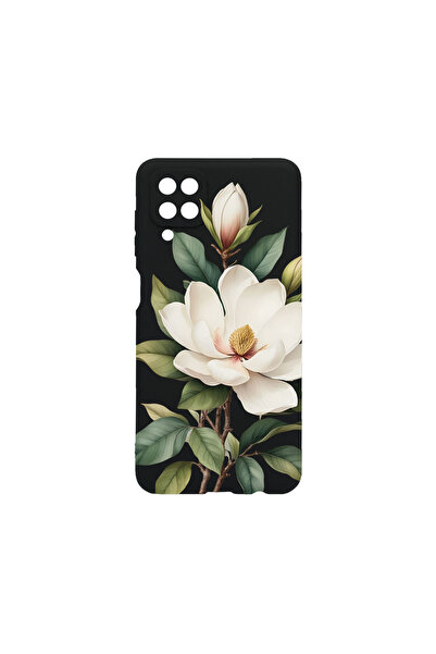 bestcase ®   Θήκη TPU Ultra Slim για Samsung Galaxy A12, Φλοράλ - Λευκή Μανόλ...