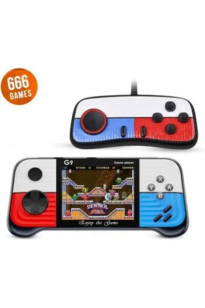 JPT G9 Φορητή Κονσόλα Παιχνιδιών 666 Παιχνίδια + Τηλεόραση