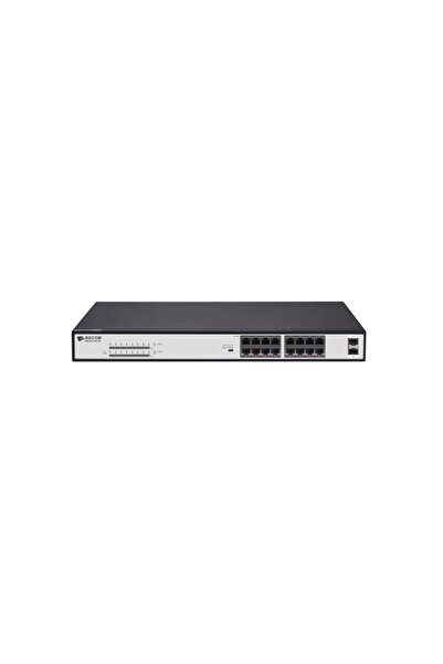 Universal BDCOM S1518-16P محول شبكة بـ 16 منفذ 10/100/1000، 16 منفذ POE، 2 من...