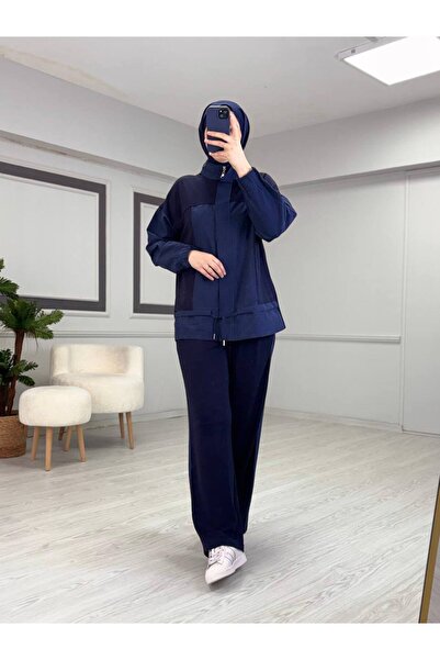 Butik Kardelen 🌟   Δυναμικό Σετ με Λεπτομέρεια Αλεξίπτωτου και Όρθιο Γιακά 🌟