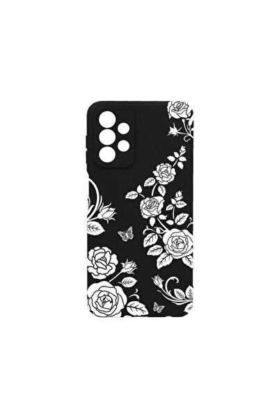 bestcase ®   Θήκη TPU Ultra Slim για Samsung Galaxy A33 5G, Φλοράλ - Μαύρο Τρ...