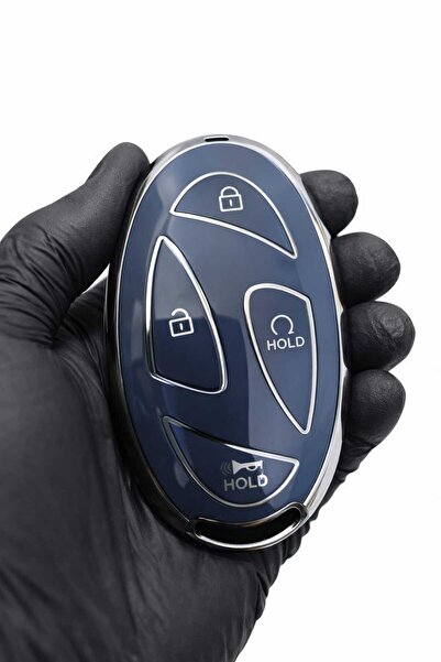 GMA KEYS Κάλυμμα θήκης κλειδιού Hyundai New Tucson Ioniq Kona 5 κουμπιών Nano...