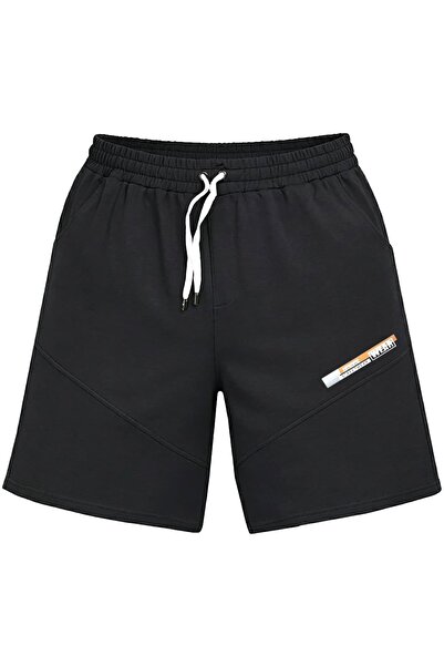 tambattal Pantaloni scurți din bumbac pieptănat, mărime mare - Croială confor...