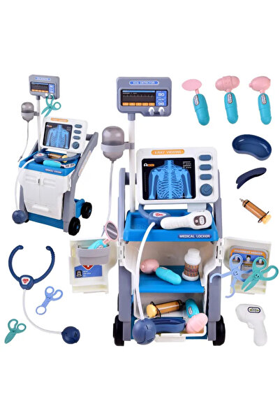 Jokomisiada Set cărucior medical pentru micuți medici ZA4273 NI