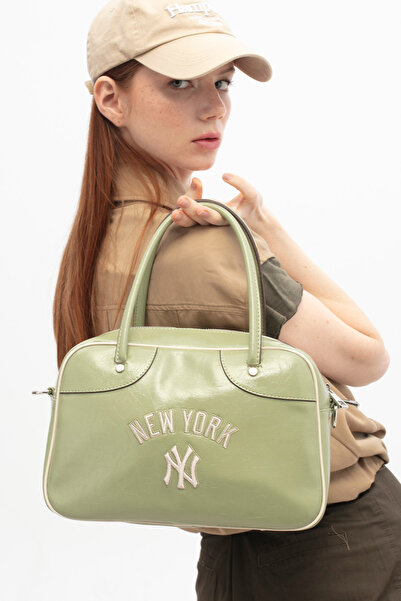 MLB New York Yankees Women's Crossbody Bag Green Mlb028