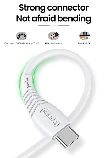 Other Cablu USB T-Phox T-PHOX NATURE TYPE-C ALB 1.2M 3A