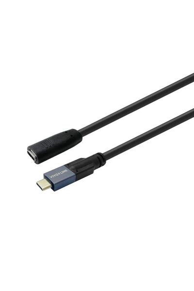 VivoLink USB-C tată la mamă 2m USB3.2 Suportă transfer de date de 20 Gbps
