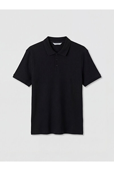 LC Waikiki RMZ GİYİM FARKIYA Tricou tricotat pentru bărbați cu guler tip Roba...