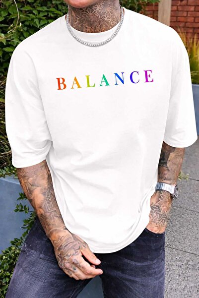 YK WEAR 🔥   Μπλουζάκι με στάμπα "Viral BALANCE" – Ευρύχωρη εφαρμογή, ο ηγέτη...