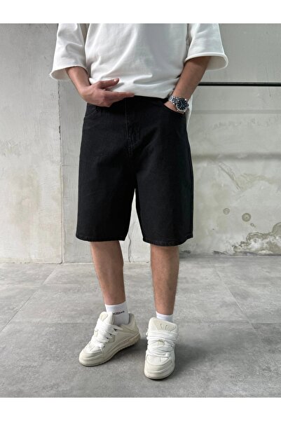 DIFRANSEL JEANS شورت دينيم برمودا فضفاض للرجال