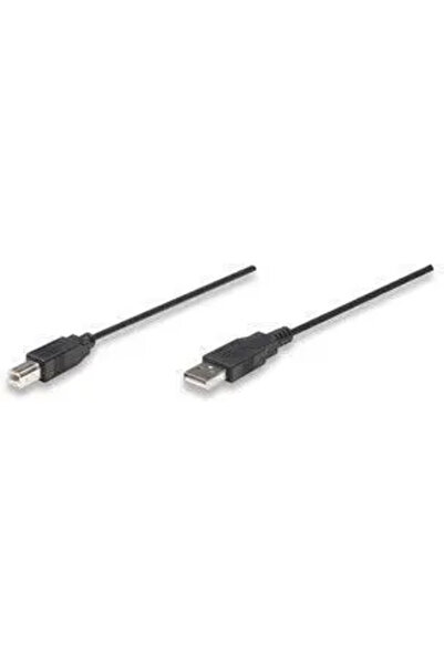 MANHATTAN 333368 Cablu USB 2.0 A-B M/M 1.8m negru