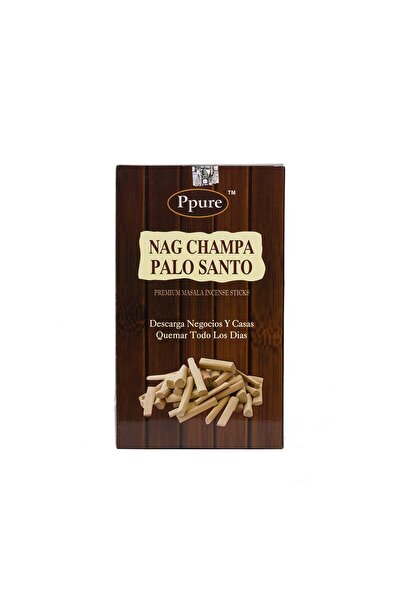 Ppure Αρωματικά ξυλάκια NAGCHAMPA, 12 τεμάχια/σετ, άρωμα PALO SANTO