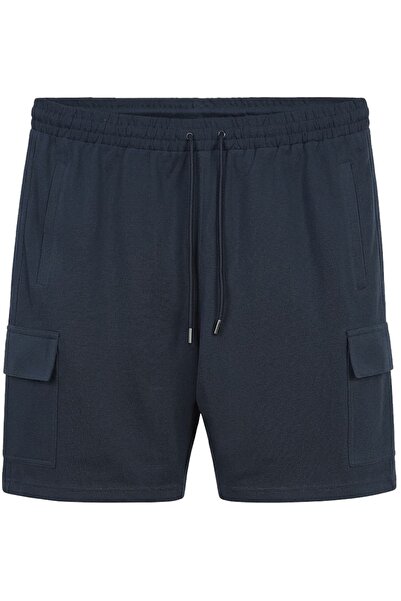 tambattal Dekons Cargo Pocket Plus Size Jacquard Combed Cotton Shorts