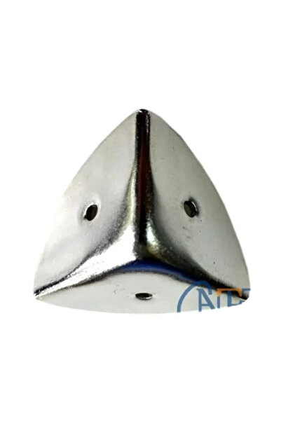 Epilons Διακοσμητικά, Κουτιά, Γωνίες Κιβωτίων - 45x28 χιλ., Μεγάλα, Νικέλιο, ...