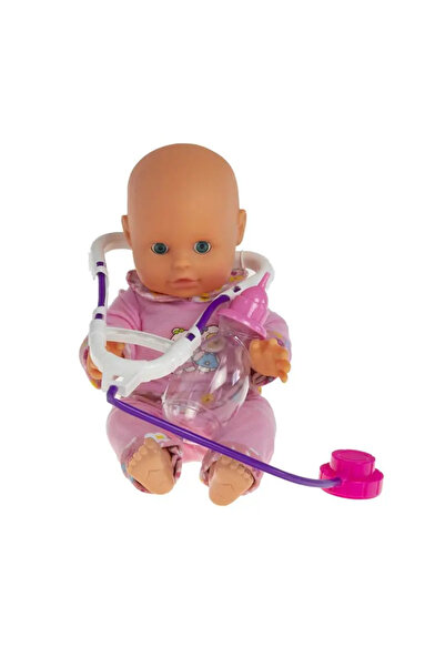 INNY Păpușă Bambolina care face pipi, 26 cm, doctor