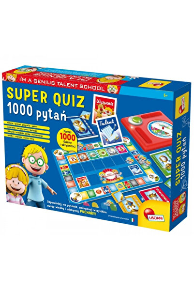 Lisciani Jocul I'M Genius Super quiz 1000 de întrebări