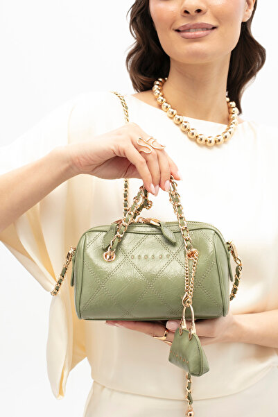 Sisley Women's Shoulder Bag Green Sly402