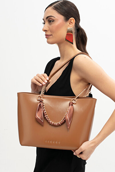 Sisley Women's Shoulder Bag Camel Sly394