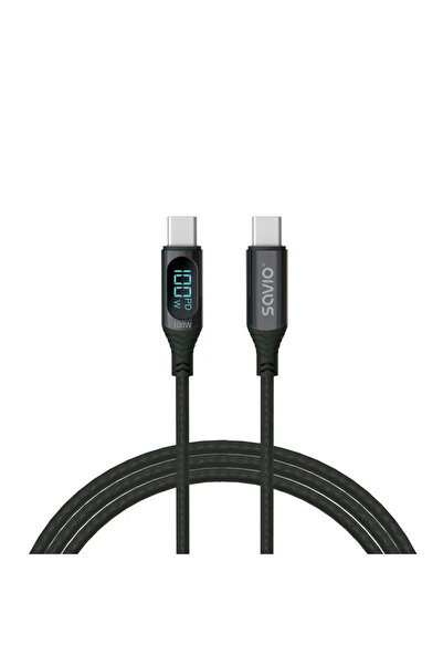 Other Cablu USB Savio USB-C - USB-C 1 m Negru (SAVKABELCL-174)