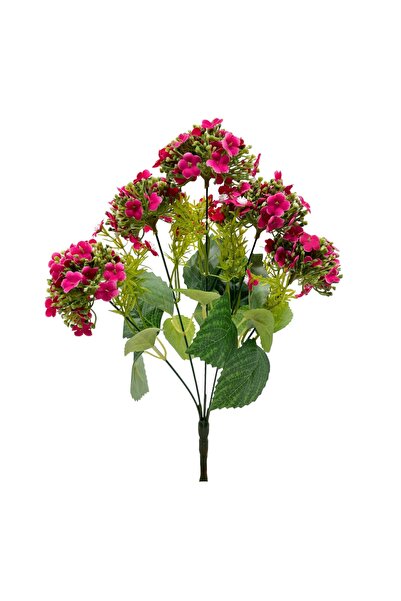 AFO Τεχνητή Ανθοδέσμη 5 Κλαδιών Ορτανσίας με Φύλλα Συκαμόρου