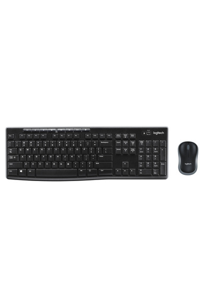 logitech MK270 combo, Italy Wireless, Black Mouse and keyboard