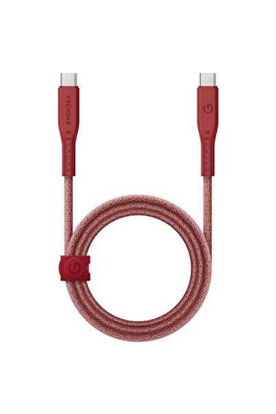 Energea Cablu Flow USB-C - USB-C 1.5m roșu/roșu 240W 5A Încărcare rapidă PD