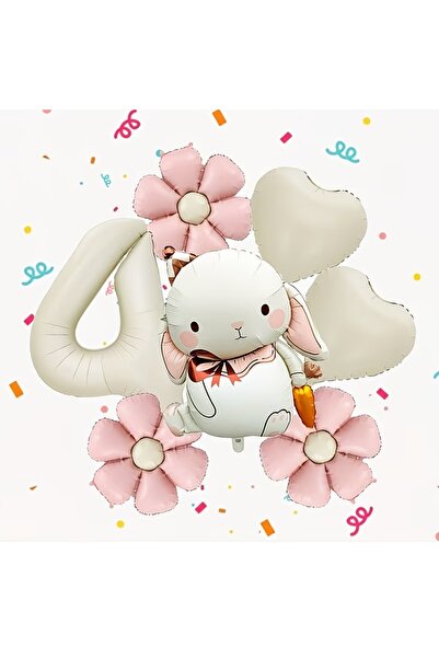 ÇITIPITISTORE Σετ για πάρτι γενεθλίων με μπαλόνια από αλουμινόχαρτο σε σχήμα ...