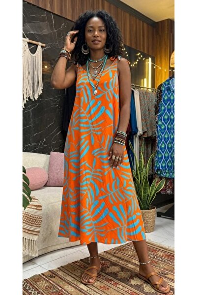 MEHRA Summer dress with suspenders