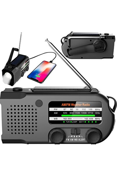 Mozos Unitate centrală ER-01 radio solar FM/AM +dynamo
