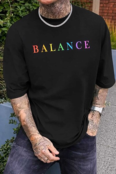 YK WEAR 🔥   Μπλουζάκι με στάμπα "Viral BALANCE" – Ευρύχωρη εφαρμογή, ο ηγέτη...