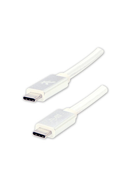 LOGO Cablu USB USB-C - USB-C 2 m Alb