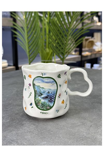 Doğudeko Luxury Brook Porcelain Mug