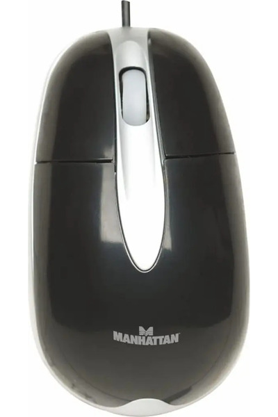 MANHATTAN 177009 mouse optic clasic pentru calculator MH3 PS/2 800dpi negru-a...