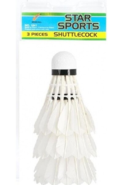 Mega Creative Pene de badminton albe op3pcs MC