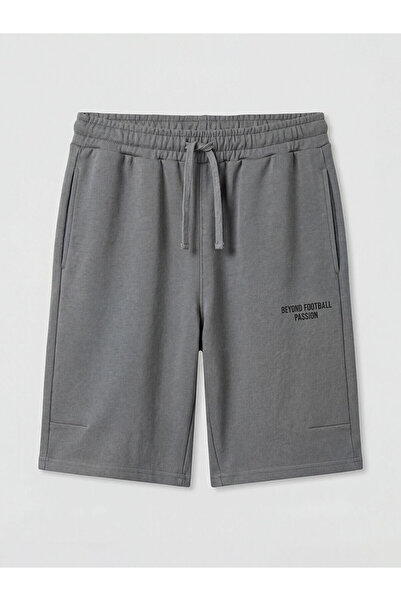 LC Waikiki Vizyon New Season Slogan Printed Boys' Shorts