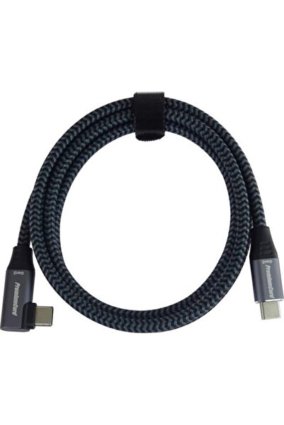 PremiumCord Cablu USB USB-C (USB 3.2 Gen2x2, 5A, 100W, 20Gbit/s) 3m, Gri