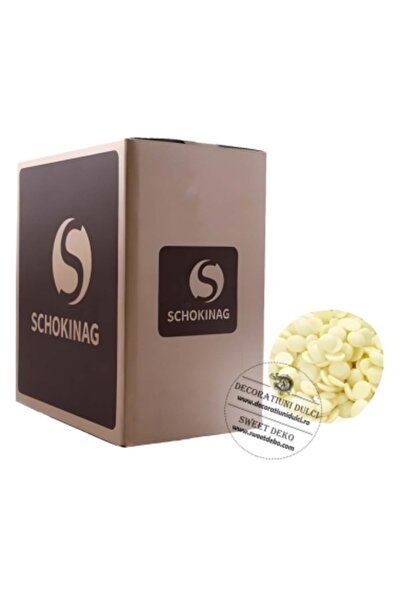 Decoratiuni Dulci Γνήσια λευκή σοκολάτα 34% SCHOKINAG |   1 κιλό