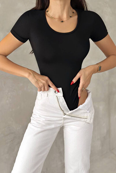 Potenza Γυναικείο T-Shirt με κοντό μανίκι, λαιμόκοψη ποδηλάτου, κουμπωτά κουμ...