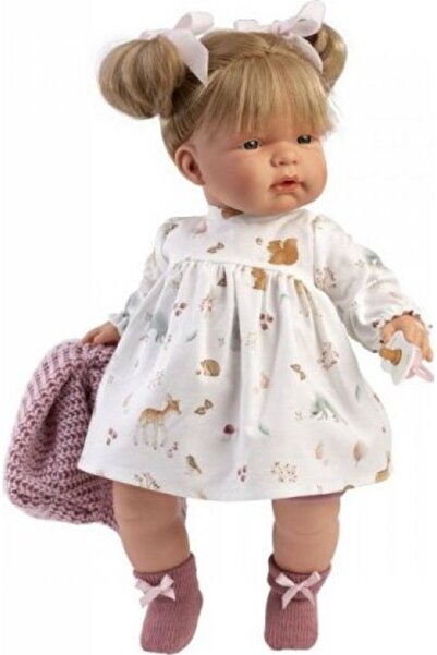 Llorens Păpușa Joelle cu burtică moale 38 cm