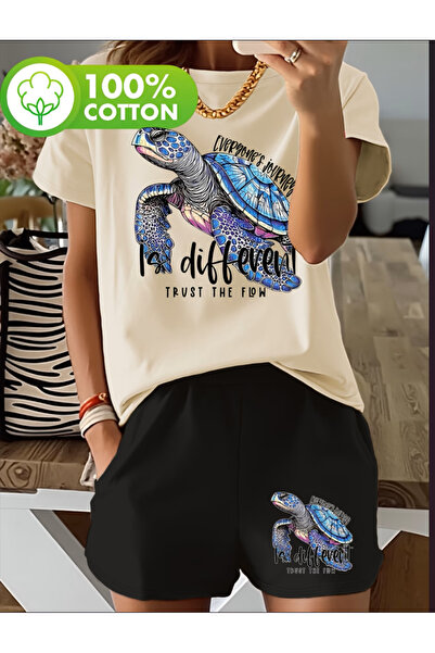 Joetsu Custom Printed T-Shirt Shorts Bottom Top Set
