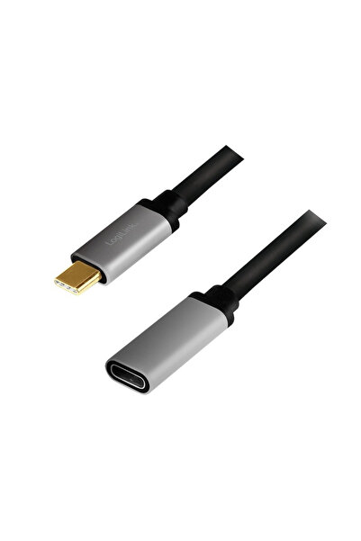 Other Cablu USB LogLink USB-C - USB-C 0,5 m Negru/Gri (CUA0105)