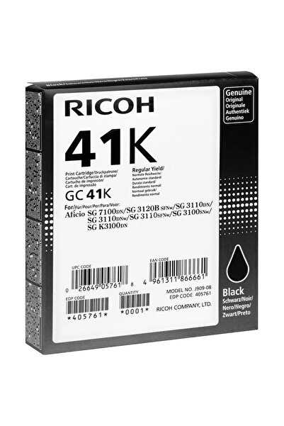 Ricoh Cerneală GC41 HC Negru Schwarz (405761)