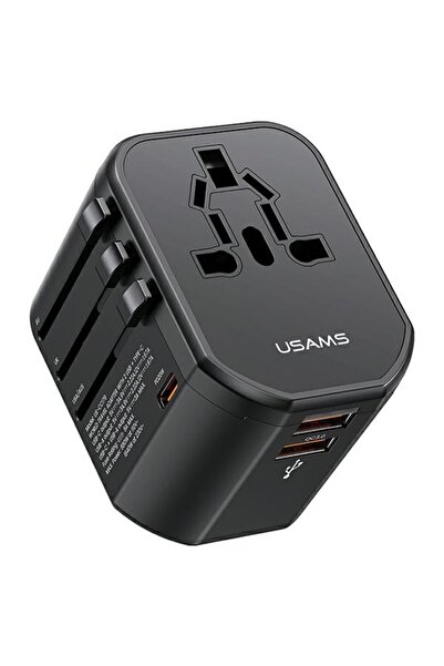 Usams Încărcător de alimentare T59 4-în-1, adaptor de călătorie US/AU/EU/UK, ...