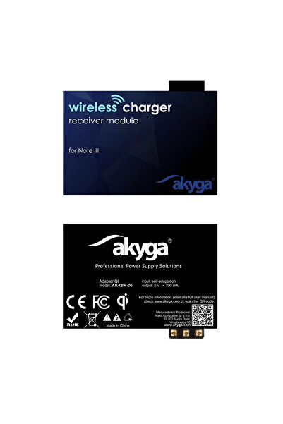 Akyga Adaptor QI AK-QIR-06 Note 3